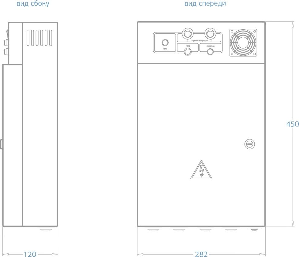 Шкаф автоматики и управления 35 кВт для водонагревателей «Невский»