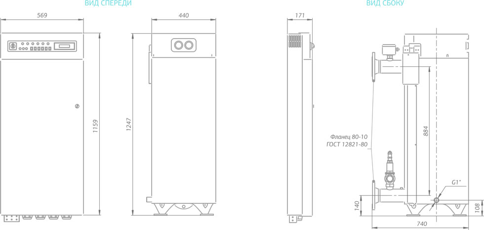Проточный водонагреватель 325 кВт Мастер Невский